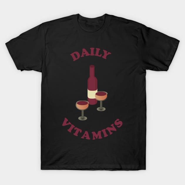 Daily vitamins T-Shirt by Nosa rez